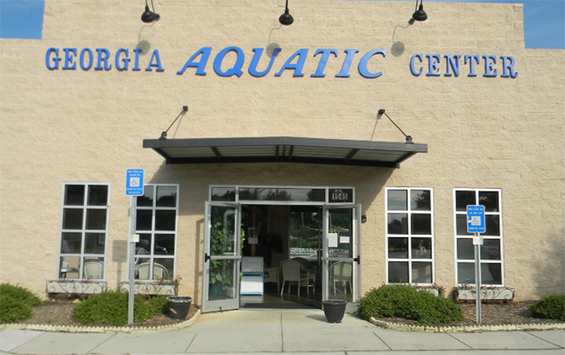 Exterior of Georgia Aquatic Center